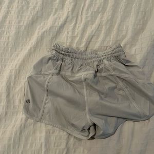 White lululemon shorts